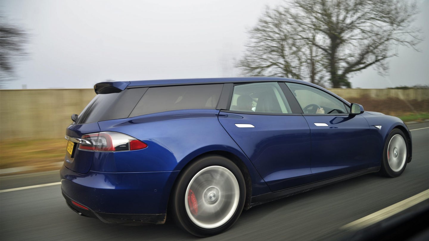 English Coachbuilder Completes Tesla Model S Wagon