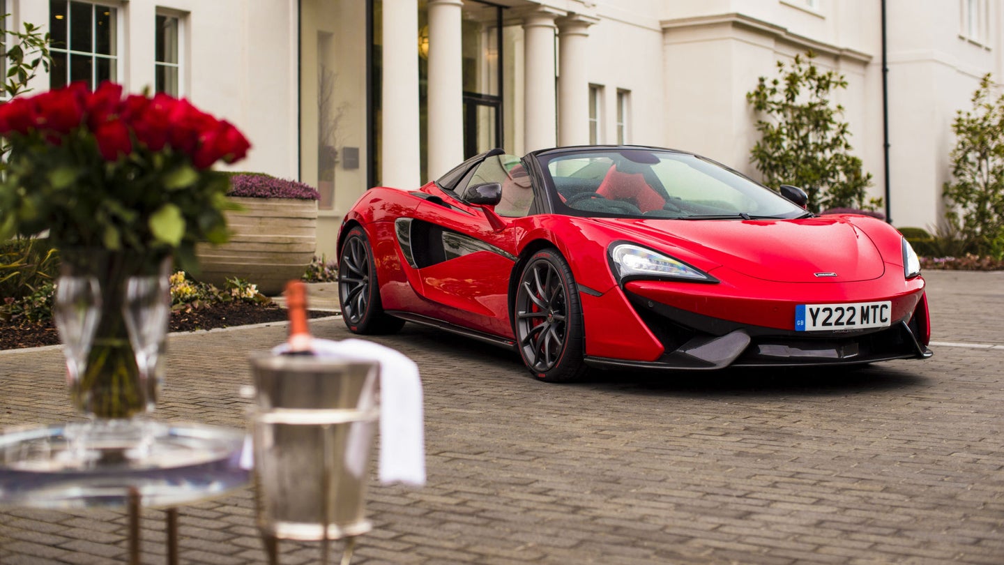 McLaren Customizes an Extremely Red 570S Spider for Valentine’s Day