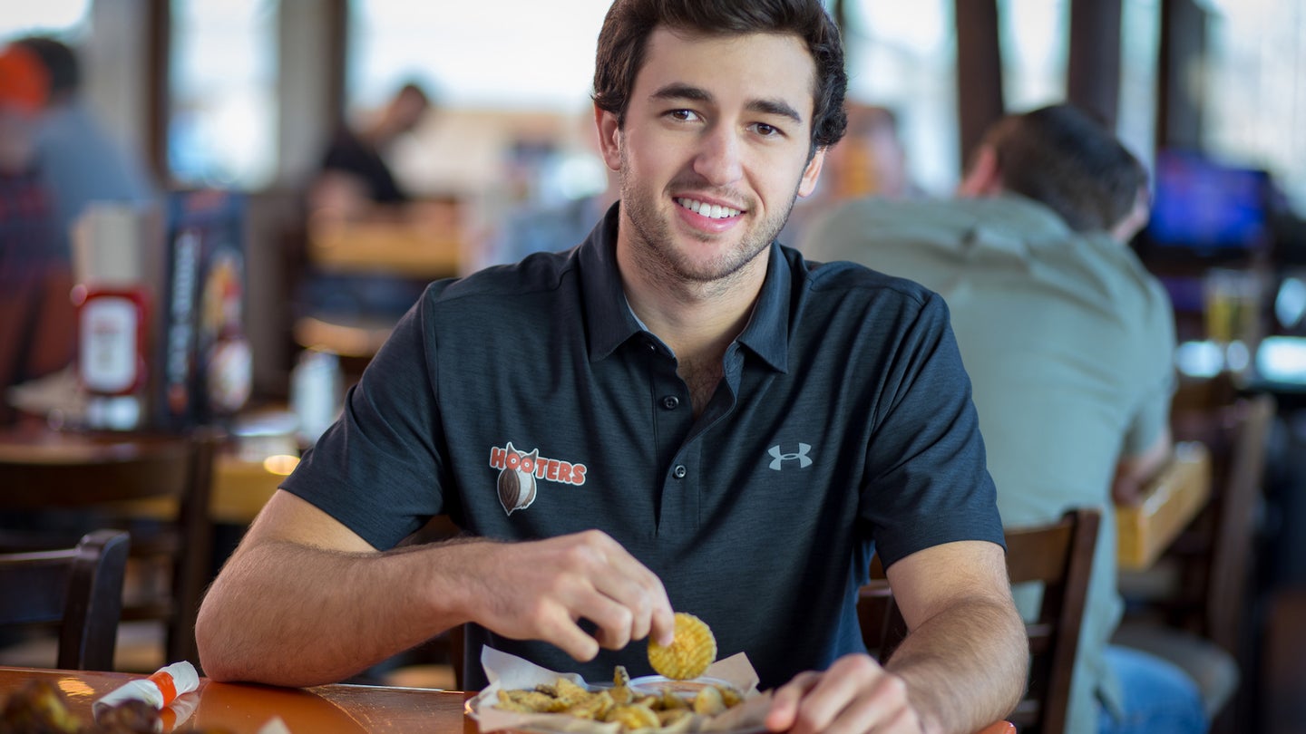 Hooters Gives Away Fried Pickles for Top 10 Chase Elliott Finishes