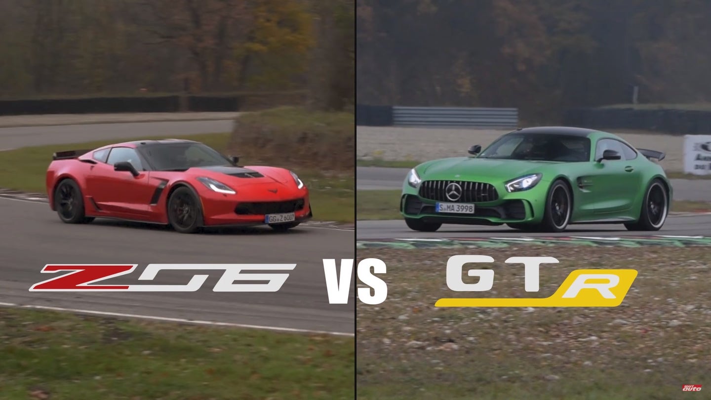 Here’s Proof a Chevrolet Corvette Z06 Can Hold Its Own Against a Mercedes-AMG GT R