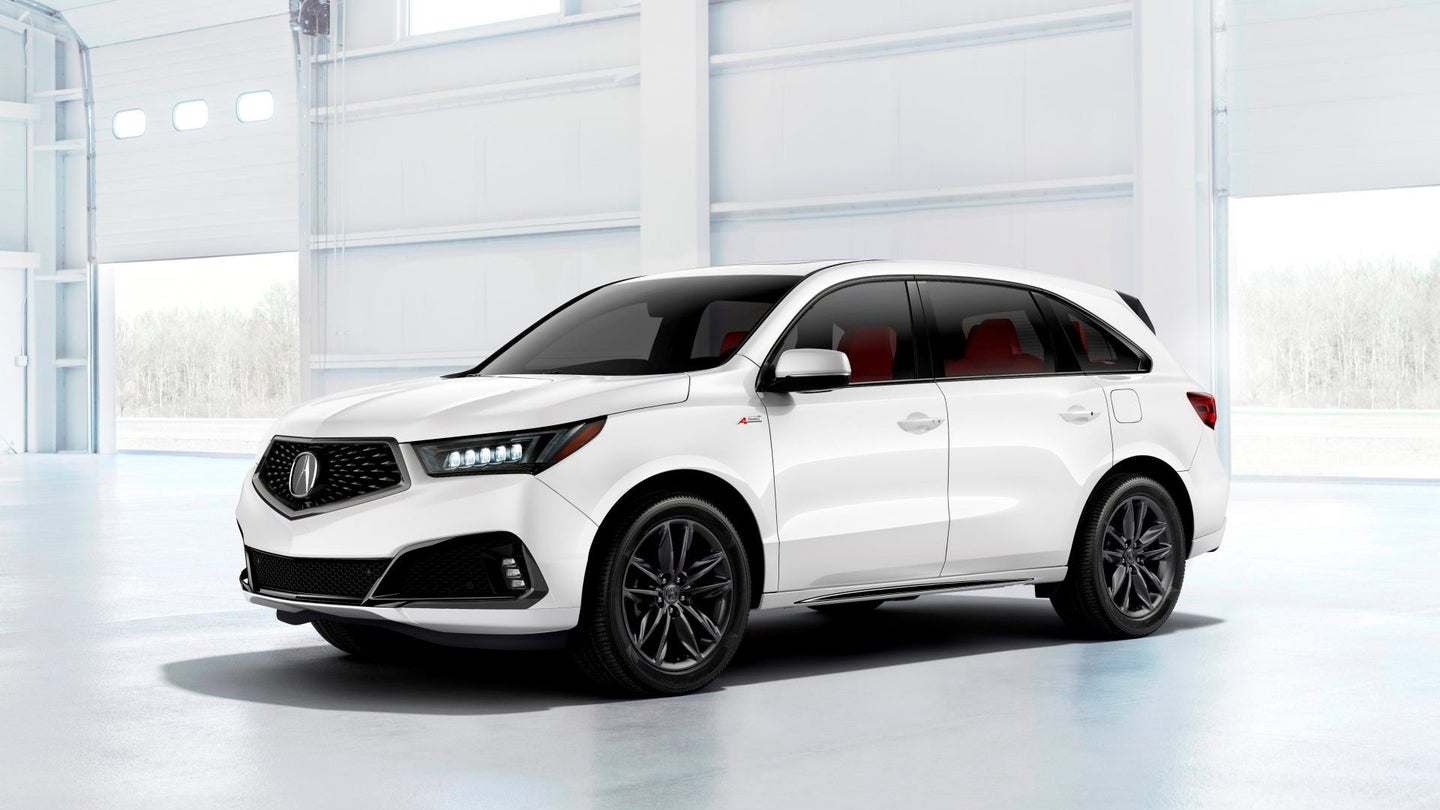 The 2019 Acura MDX A-Spec Is a Goth-Trim MDX