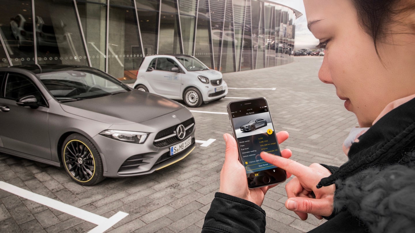 Mercedes Says the New A-Class is Perfect for Private Car Sharing