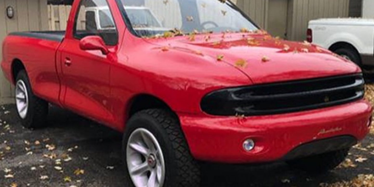 This Goofy-Lookin’ ’90s Ford Concept Truck Is For Sale In Detroit