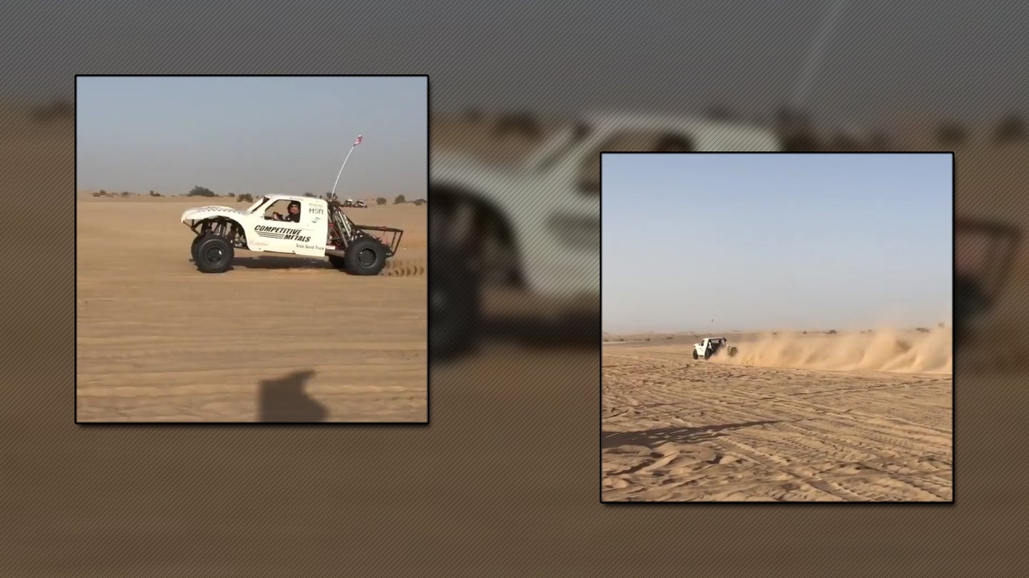Watch This Tesla-Powered Sand Truck’s Acceleration