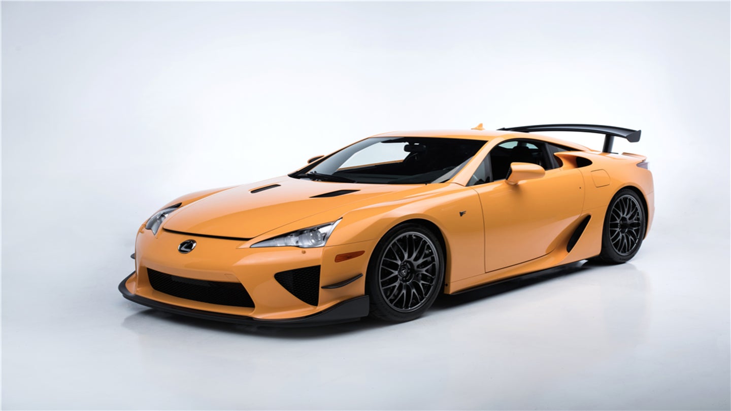 One of 50 Nürburgring Edition Lexus LFAs up for Auction