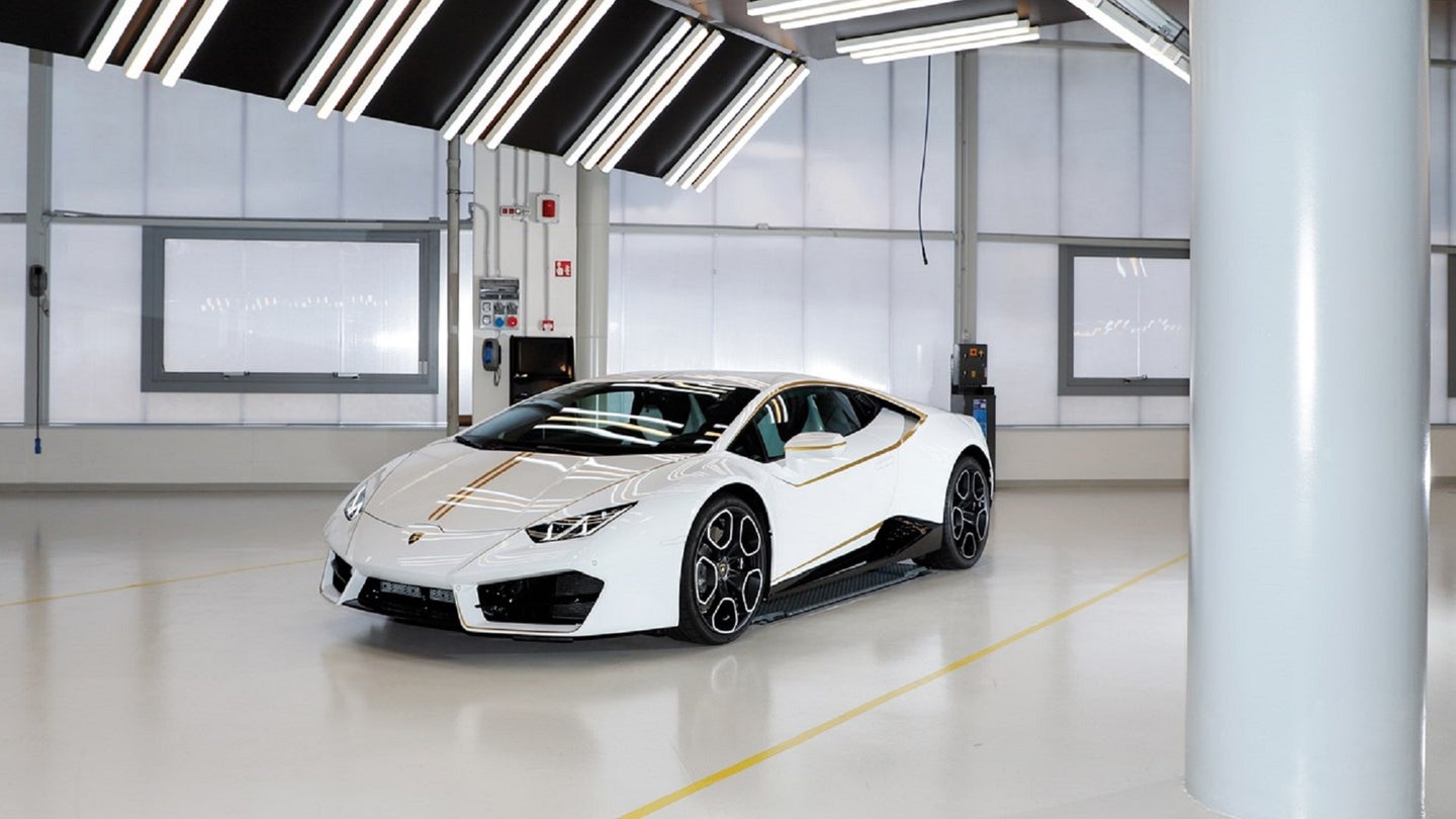 The Pope Francis Bespoke Lamborghini Huracan Can Now Be Yours