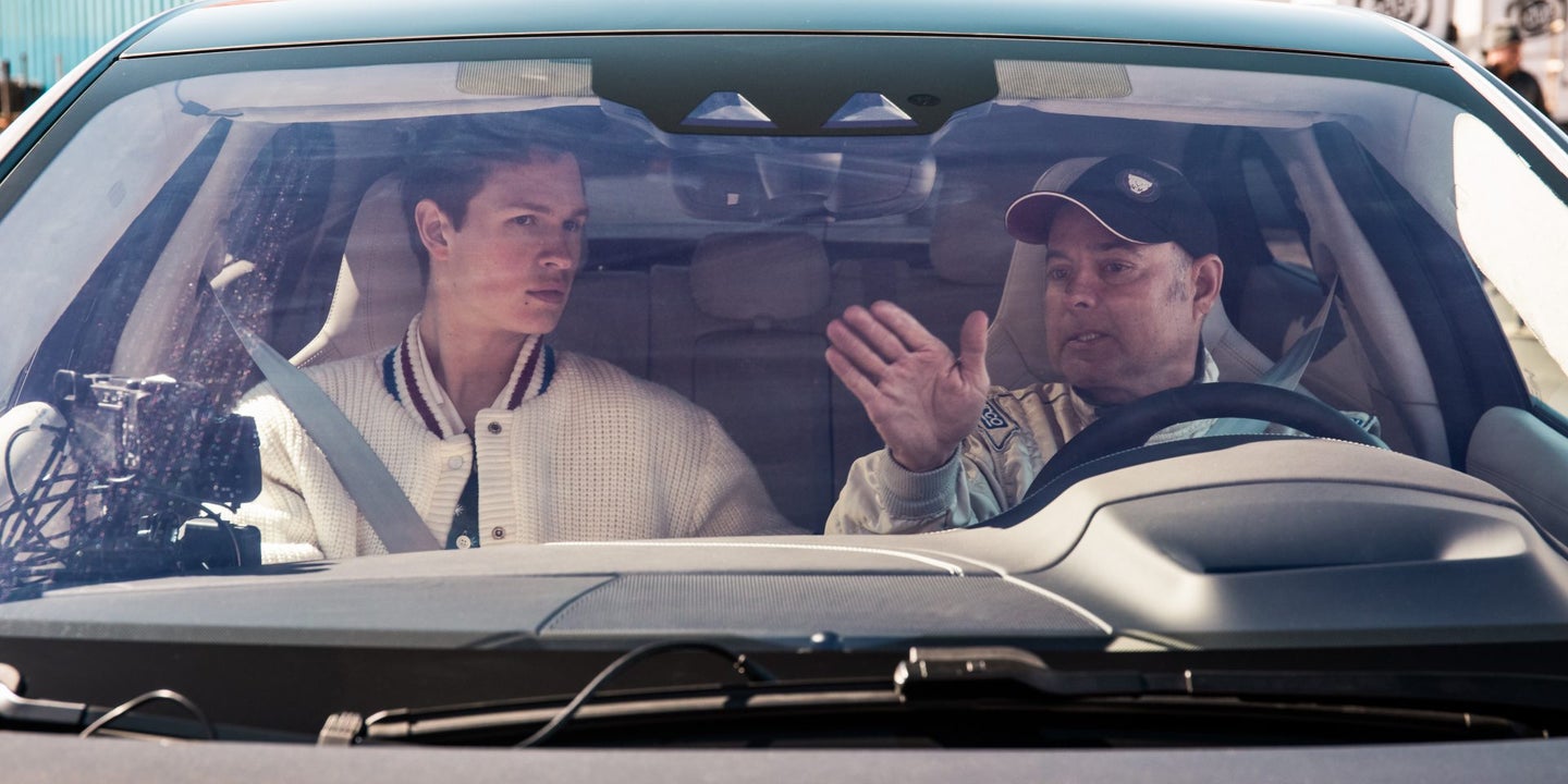 <em>Baby Driver</em> Star Ansel Elgort Takes Jaguar I-PACE for a Spin