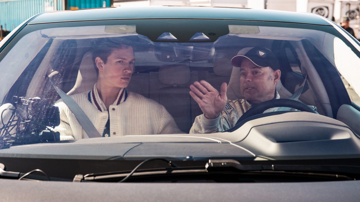 <em>Baby Driver</em> Star Ansel Elgort Takes Jaguar I-PACE for a Spin