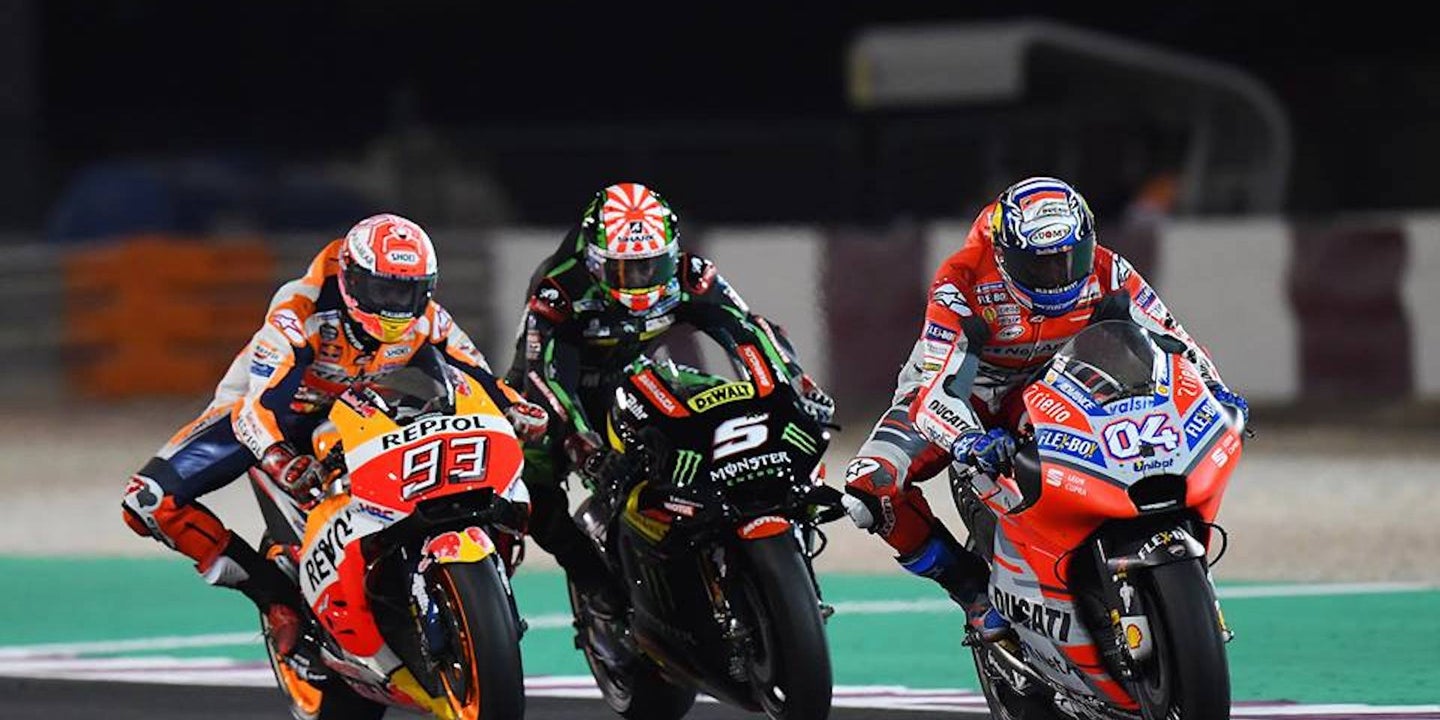 Dovizioso and Ducati Win the 2018 MotoGP Grand Prix of Qatar