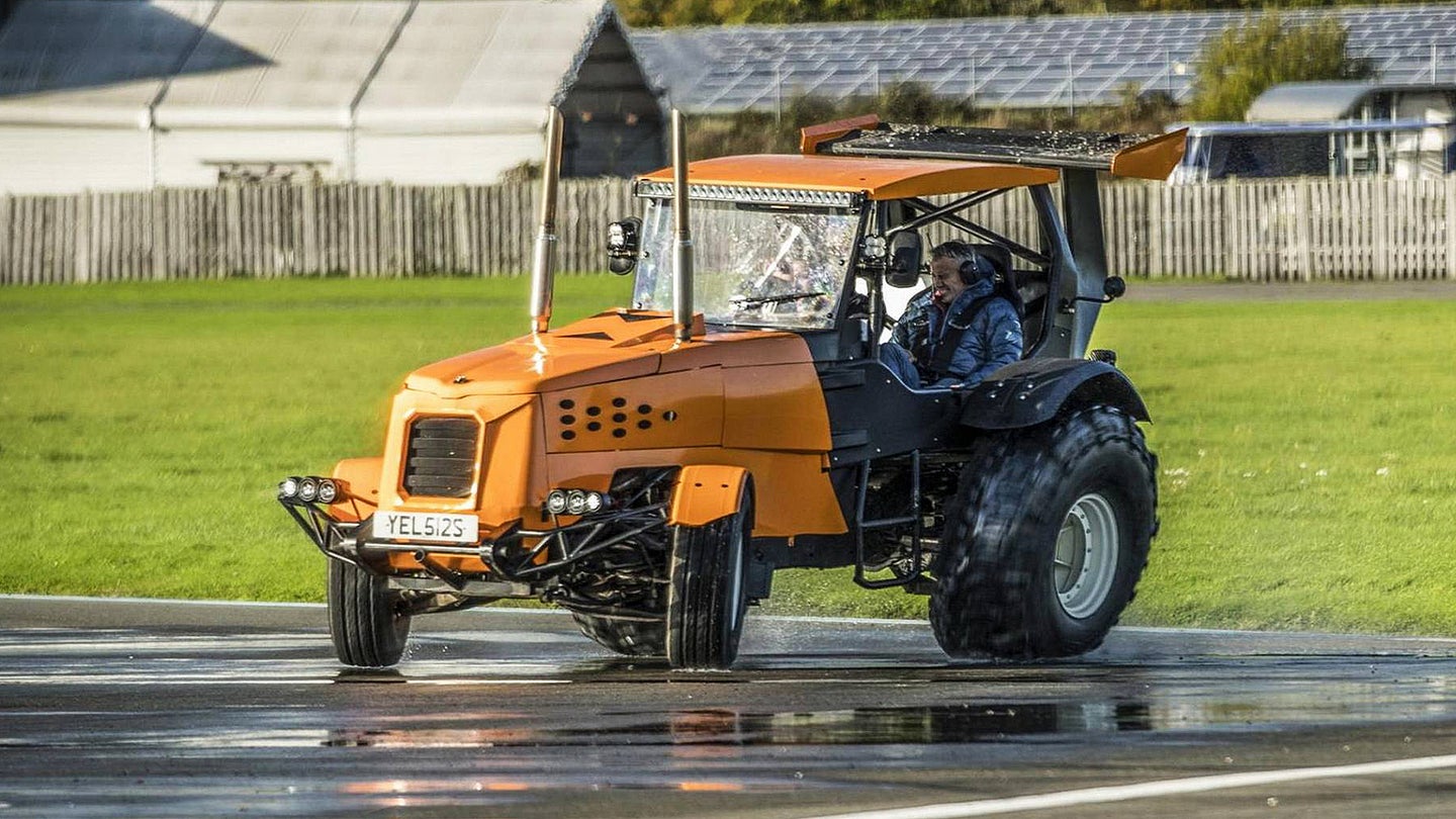 Top Gear Set A Guinness World Record for the Fastest Tractor on the Planet