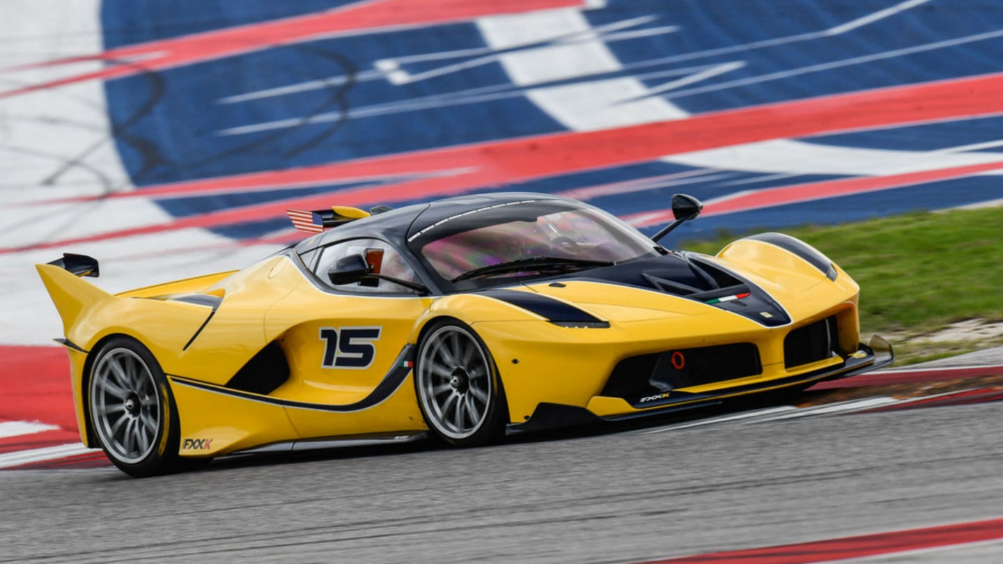 The Ferrari FXX-K EVO Hit the Track for the First Time at COTA