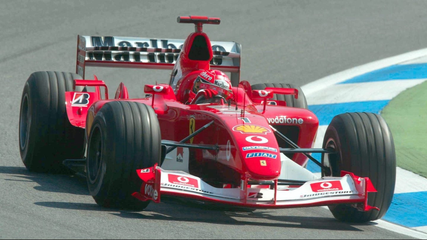 Watch the Ferrari F2003-GA Blitz Road Atlanta’s Lap Record