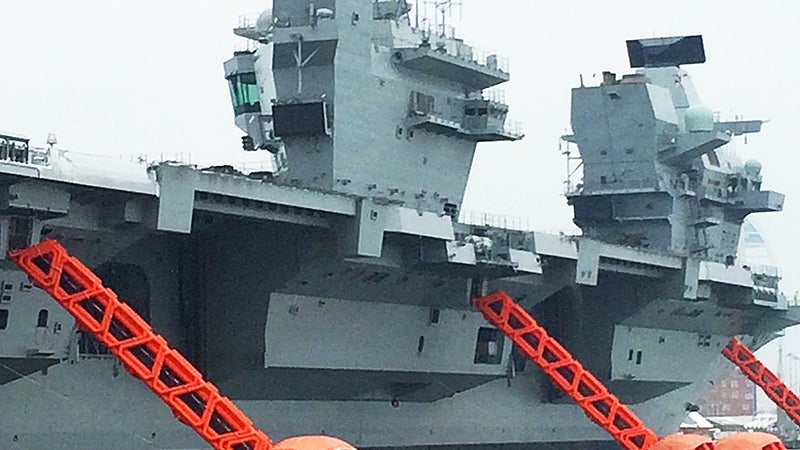 The Emergency Slides On The UK&#8217;s New Aircraft Carrier Look Like Way Too Much Fun