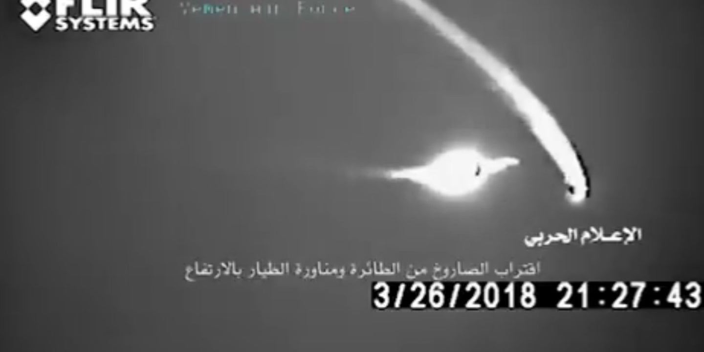 Houthis Film Attempted Downing Of UAE F-16s Amid Claims They&#8217;ve Gotten New Iranian Missiles