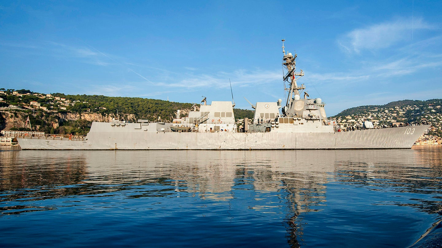 Navy Ditches Its Plan To Upgrade 34 Destroyers With Hybrid Electric Drives