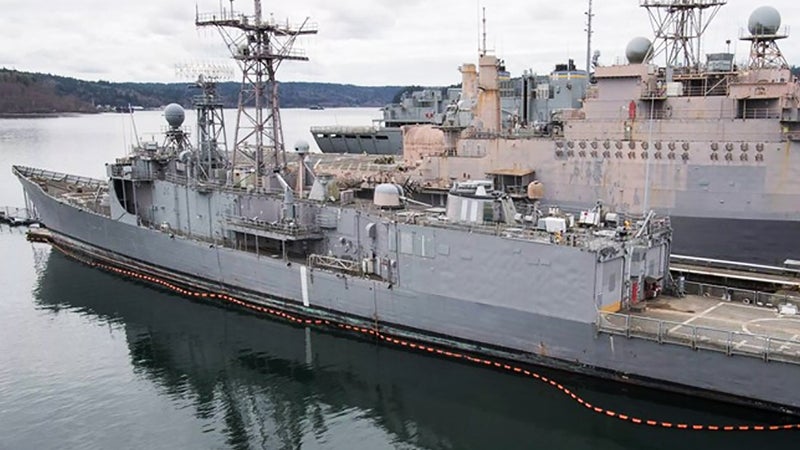 Two Of The Navy’s Youngest Perry Class Frigates Are Set To Be Sunk