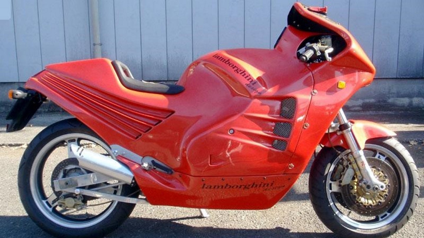 A Rare Lamborghini Motorcycle Went to Auction and Nobody Bought It