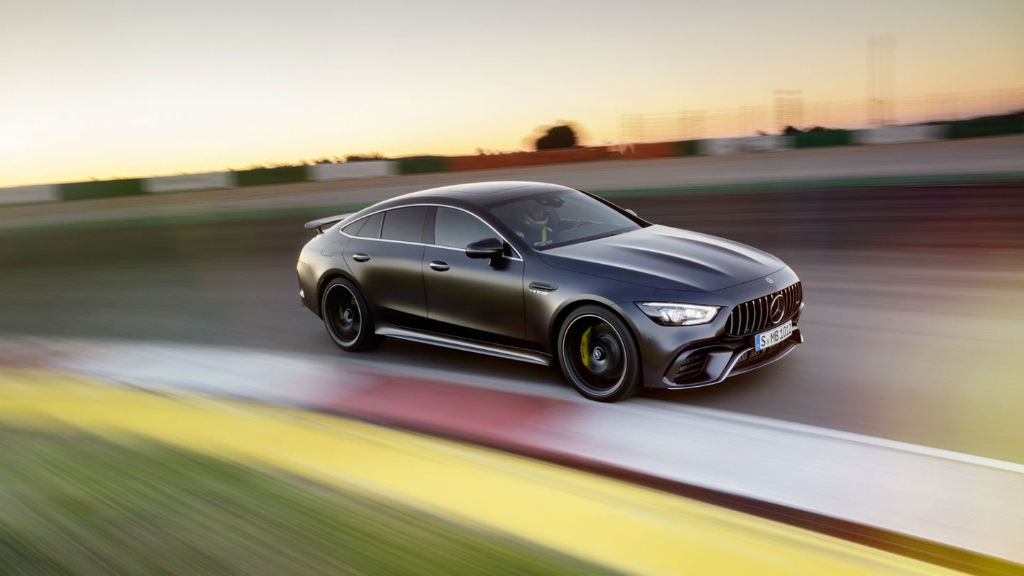 The Mercedes-AMG GT 4-Door Coupe Is a Track Monster for the Whole Family