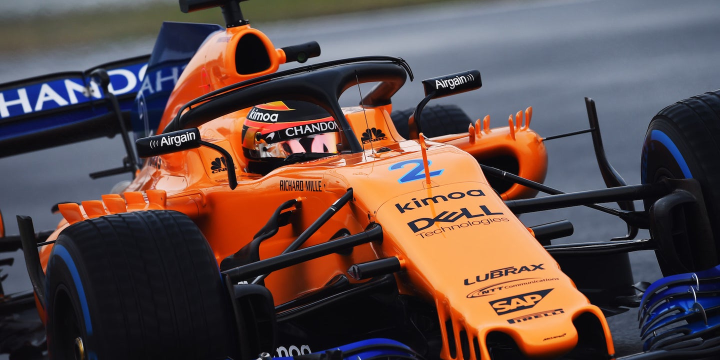 Halo Device Lands McLaren-Renault a Hilarious Flip-Flop Sponsorship
