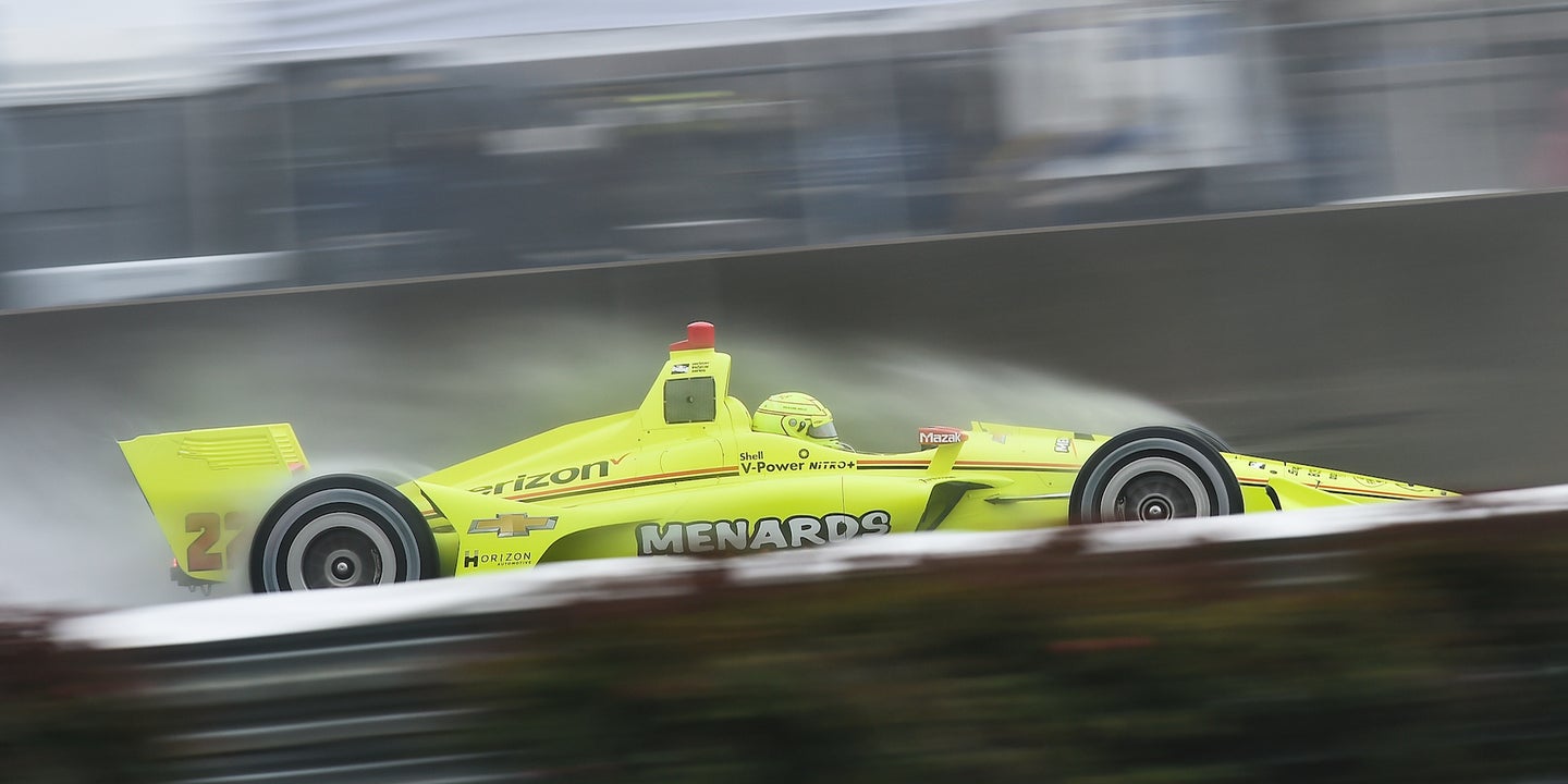 Inclement Weather Forces Red Flag at 2018 IndyCar Grand Prix of Alabama