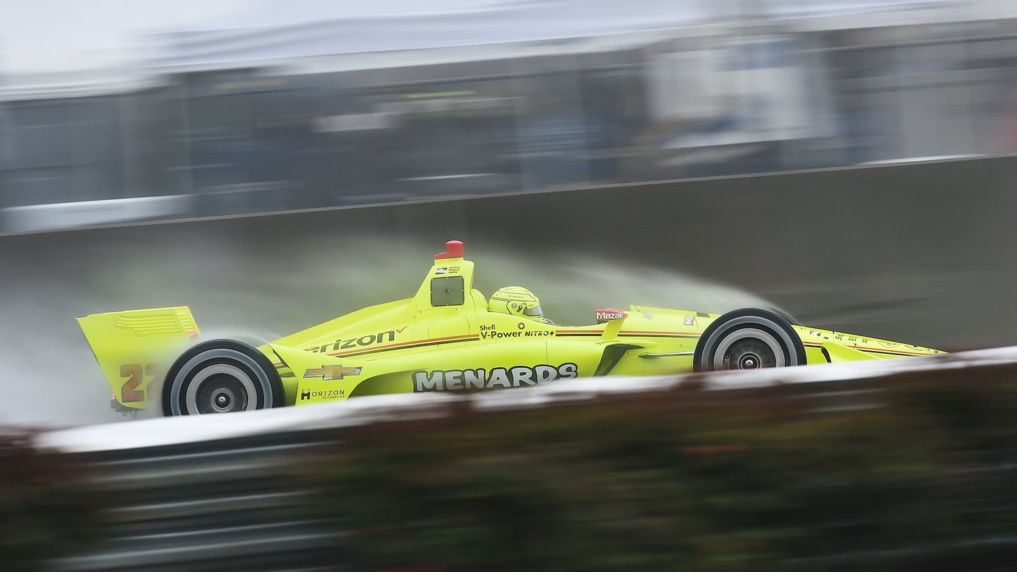 Inclement Weather Forces Red Flag at 2018 IndyCar Grand Prix of Alabama