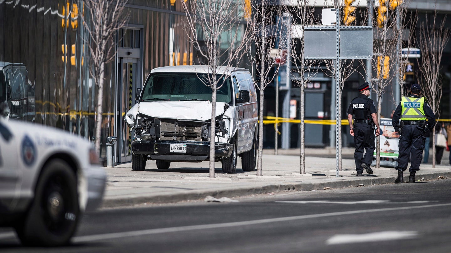 10 Dead, 15 Injured After Van Driver Intentionally Runs Down Pedestrians in Toronto on Monday