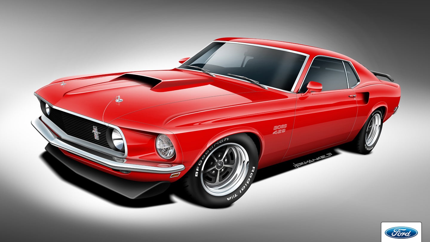 You Can Now Buy an Officially-Licensed, Brand-New 1969 Ford Mustang Boss 429