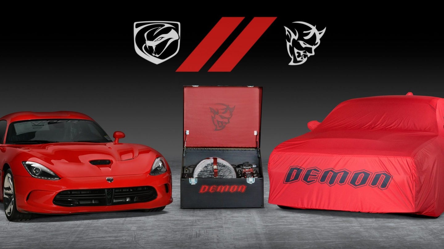 The Last Production Dodge Viper and Demon Will Auction Together for Charity