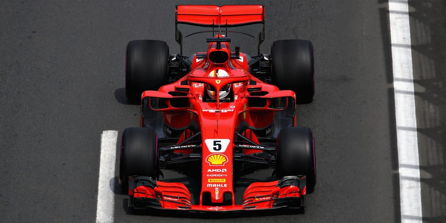 Ferrari and Sebastian Vettel On Pole for the 2018 Azerbaijan Grand Prix