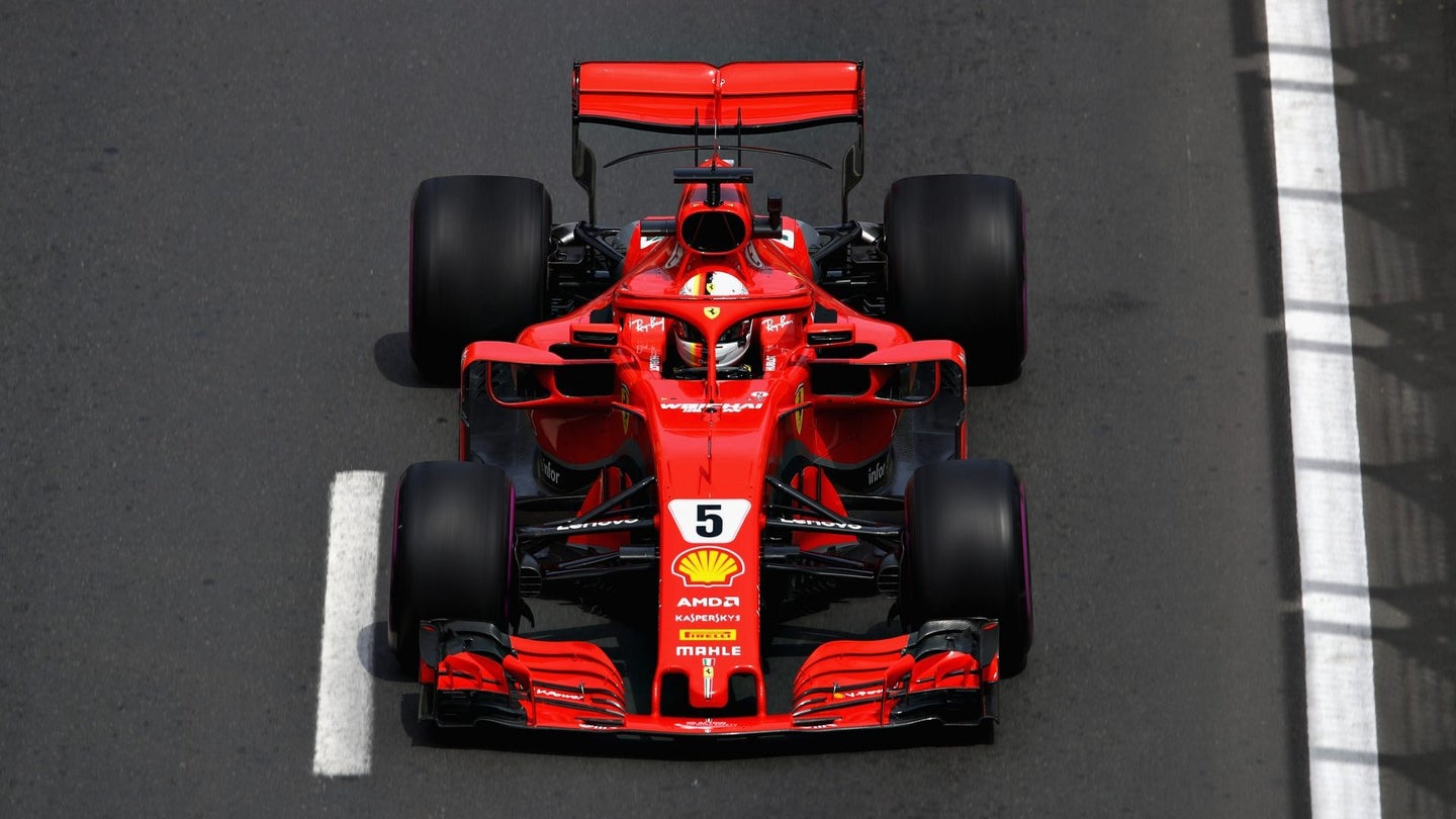 Ferrari and Sebastian Vettel On Pole for the 2018 Azerbaijan Grand Prix