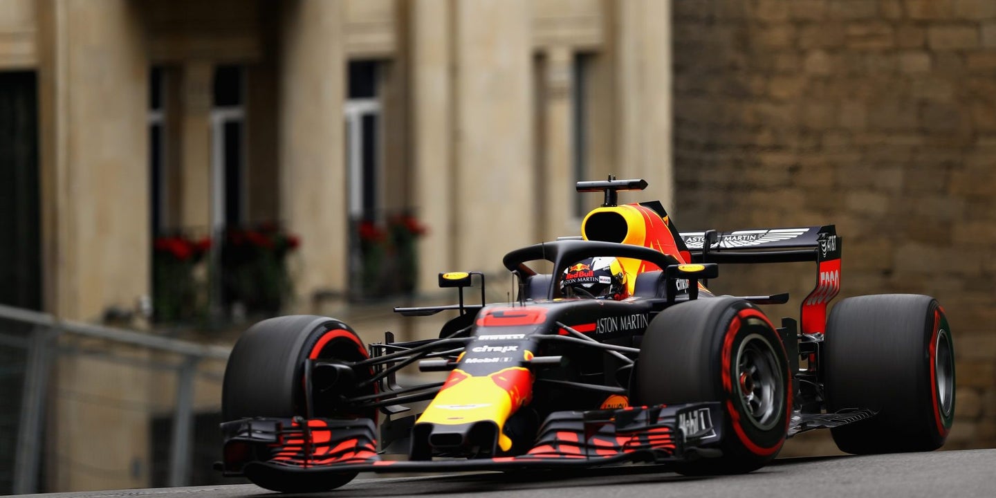 Daniel Ricciardo Ahead In Azerbaijan Grand Prix Practice