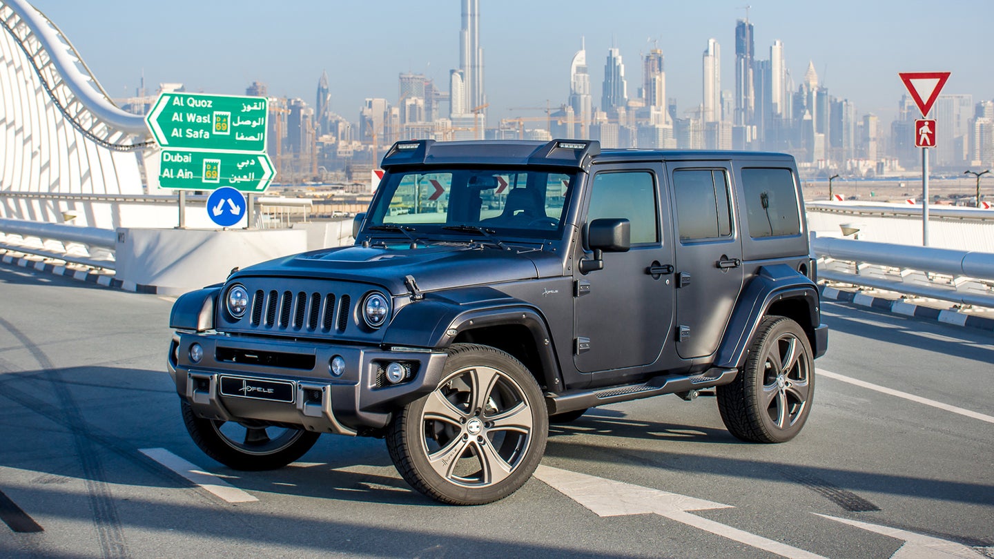 German Tuner Hofele’s ‘Urban Lifestyle’ Jeep Wrangler Package Is a Little Much