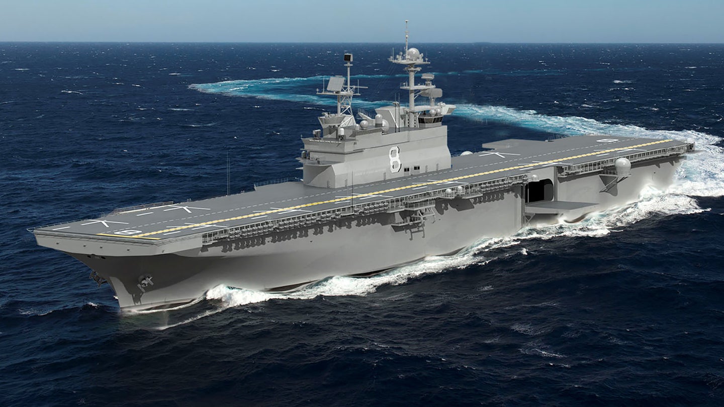 The Next America Class Amphibious Assault Ship Will Almost Be In a Class of its Own