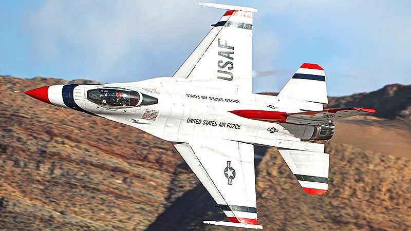 Thunderbirds F-16 Pilot Pronounced Dead In Nevada Crash (Updated)