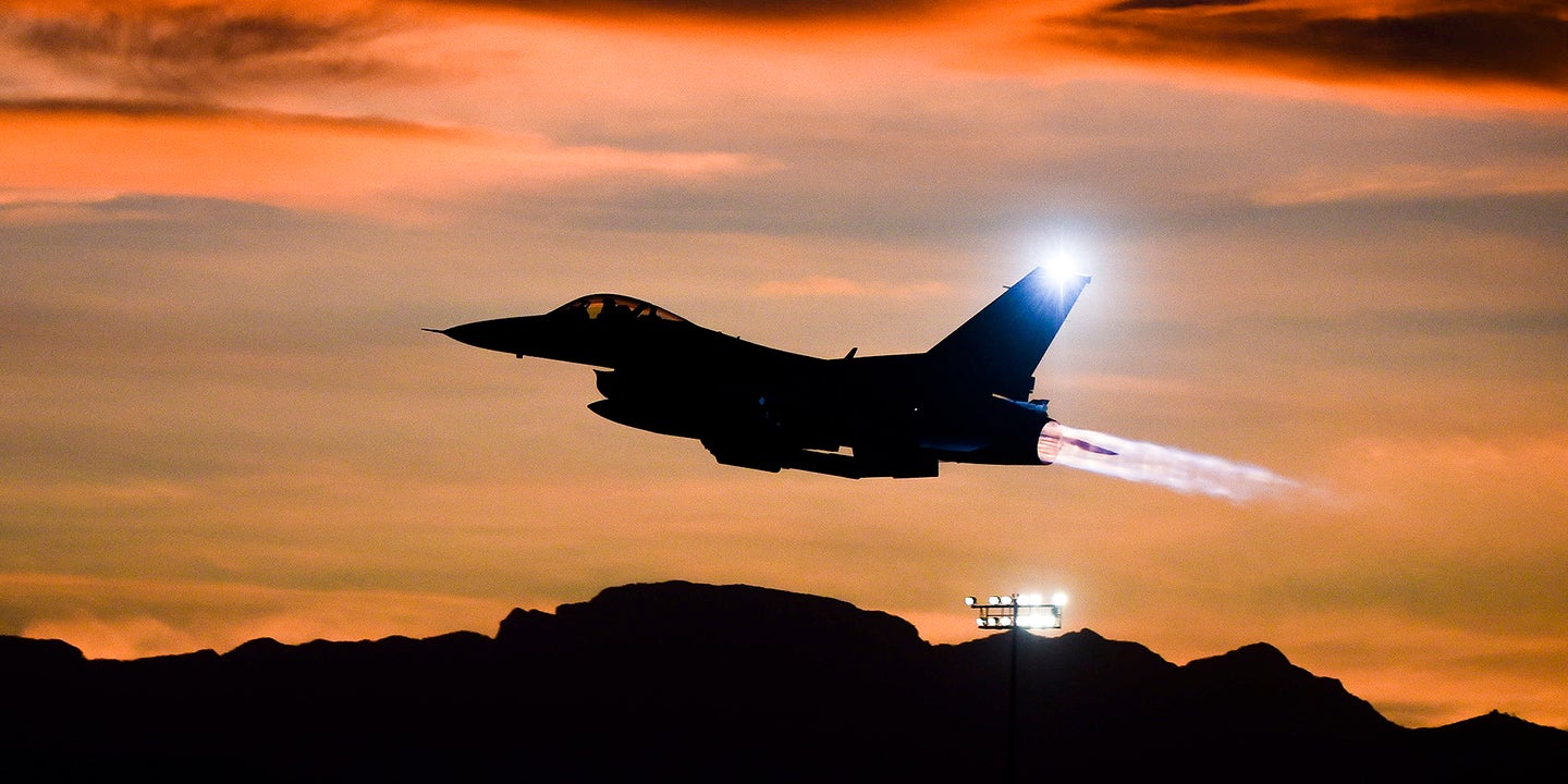 A USAF F-16 Viper Has Crashed Near The Nevada Test and Training Range