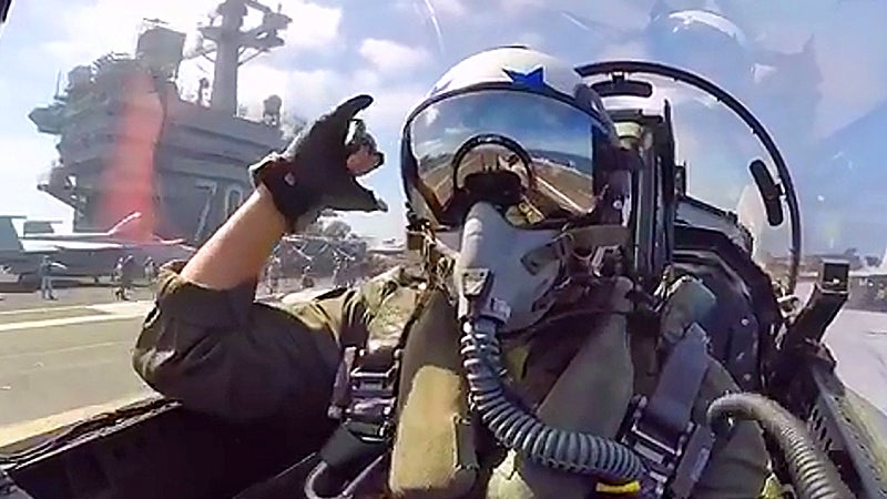 This F/A-18F Pilot Rattling Off His Launch Checklist Will Make You Want To Join The Navy
