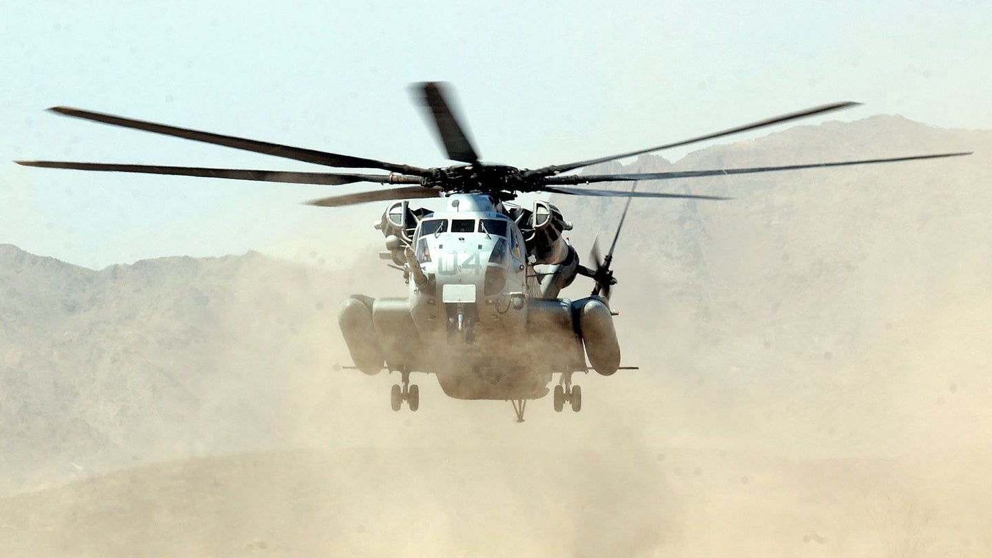 USMC CH-53E Super Stallion Crashed Near El Centro With All Four Crew Presumed Dead
