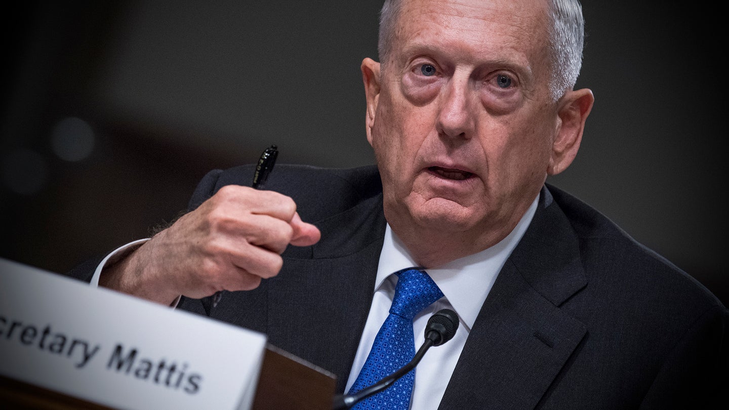 Mattis’s Top Worry On Syrian Strike Is “Keeping It From Escalating Out Of Control”