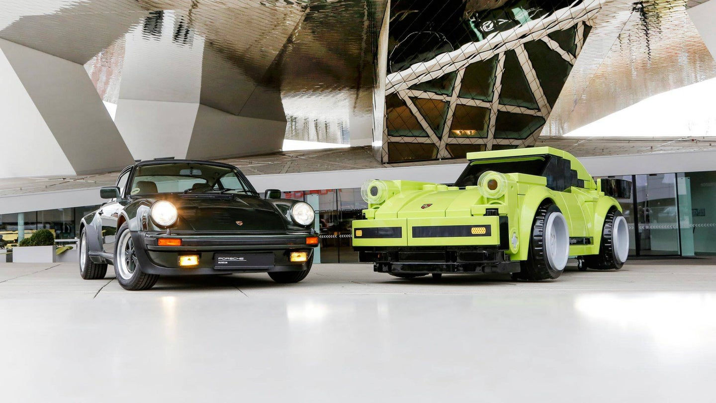 The Porsche Museum Built a Full-Size 911 Turbo out of Huge Legos