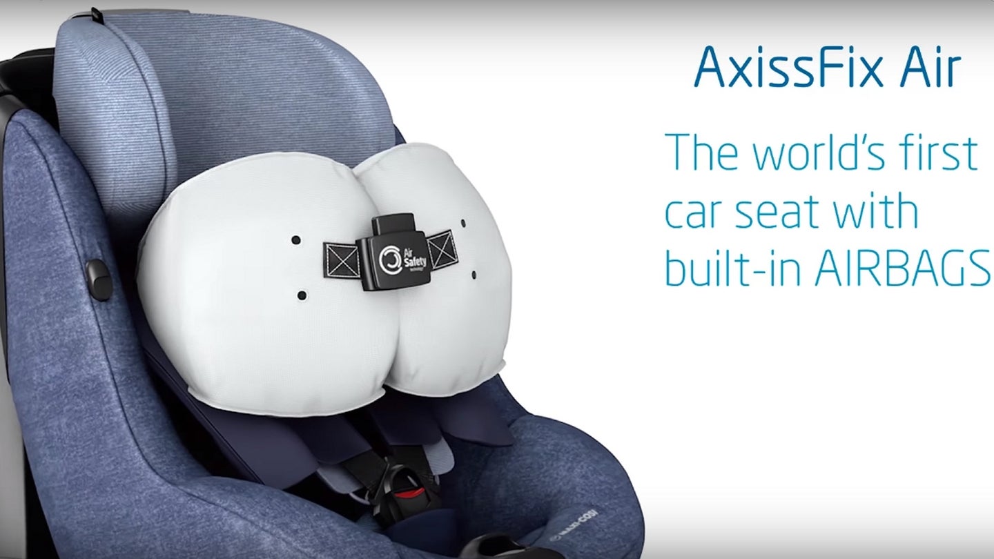 World’s First Child Car Seat with In-Built Airbags Now Available