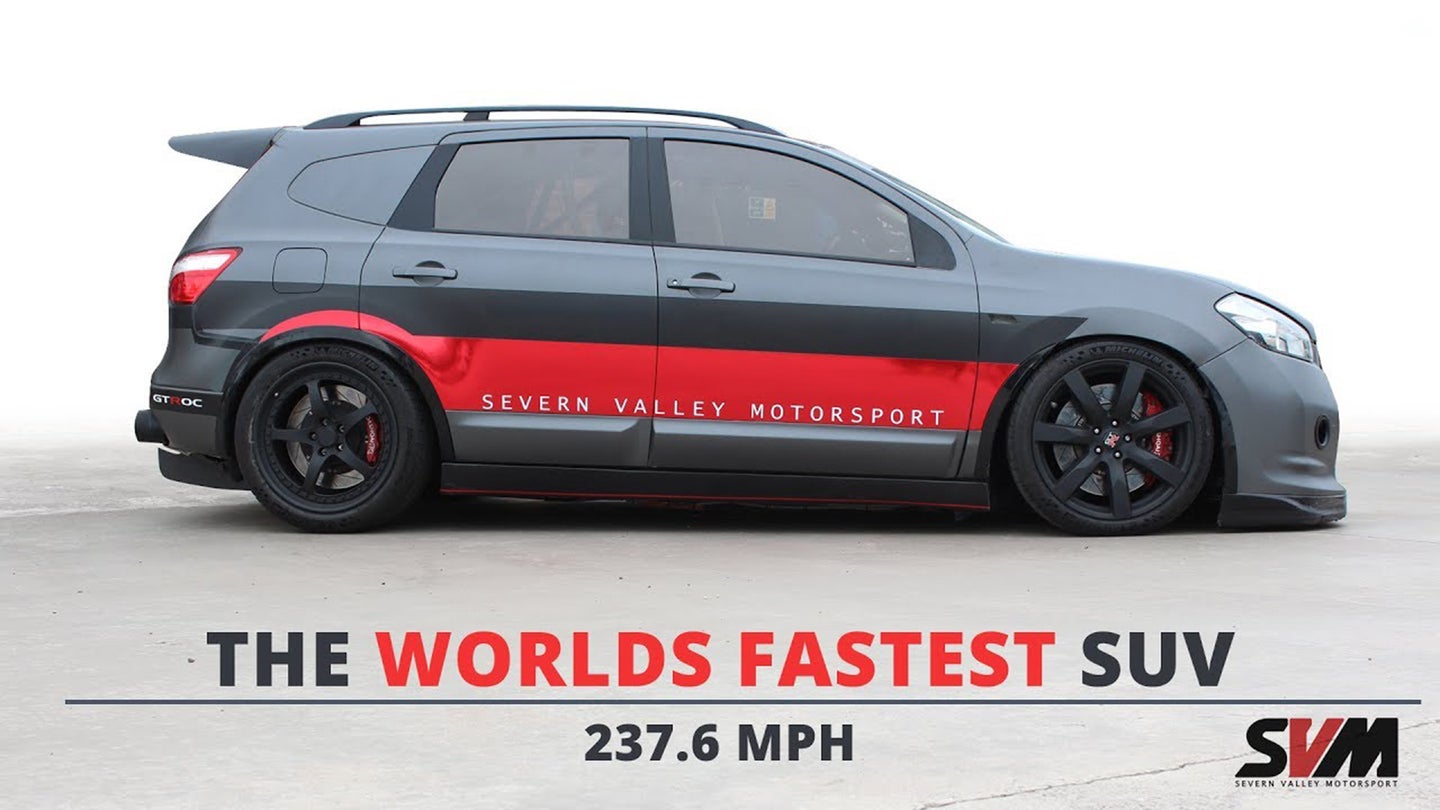 This 2,000-Horsepower, 237 MPH Nissan Qashqai Is the World&#8217;s Fastest SUV