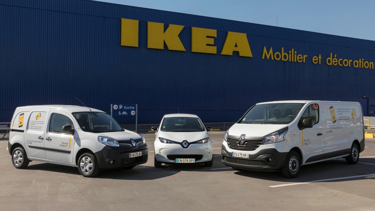 Renault Will Let French Ikea Customers Borrow Vans to Haul Their Purchases