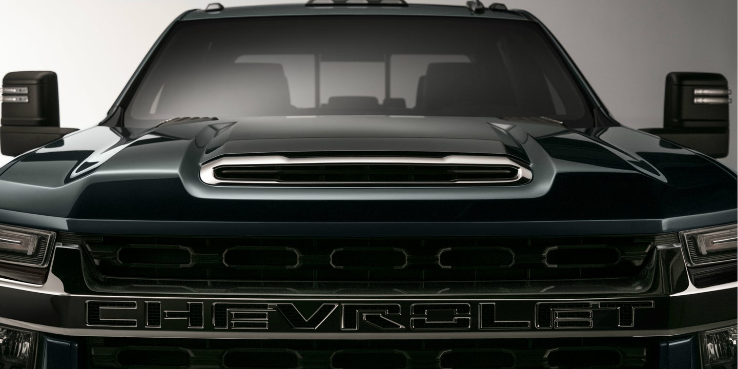It Looks Like the 2020 Chevy Silverado HD Will Have Flow-Through Lettering on the Grille