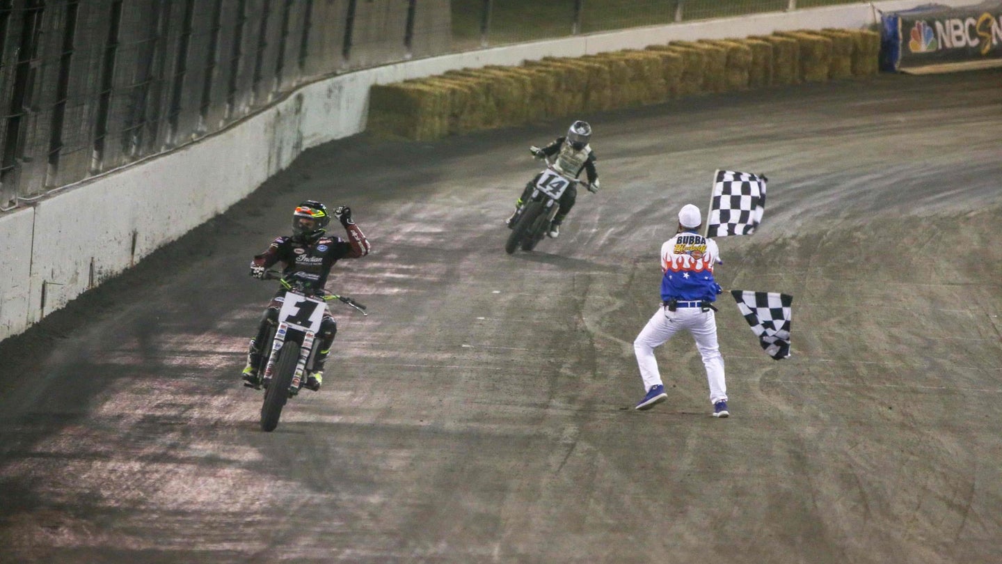 Jared Mees Overcomes Atlanta Disqualification to Lead American Flat Track Championship