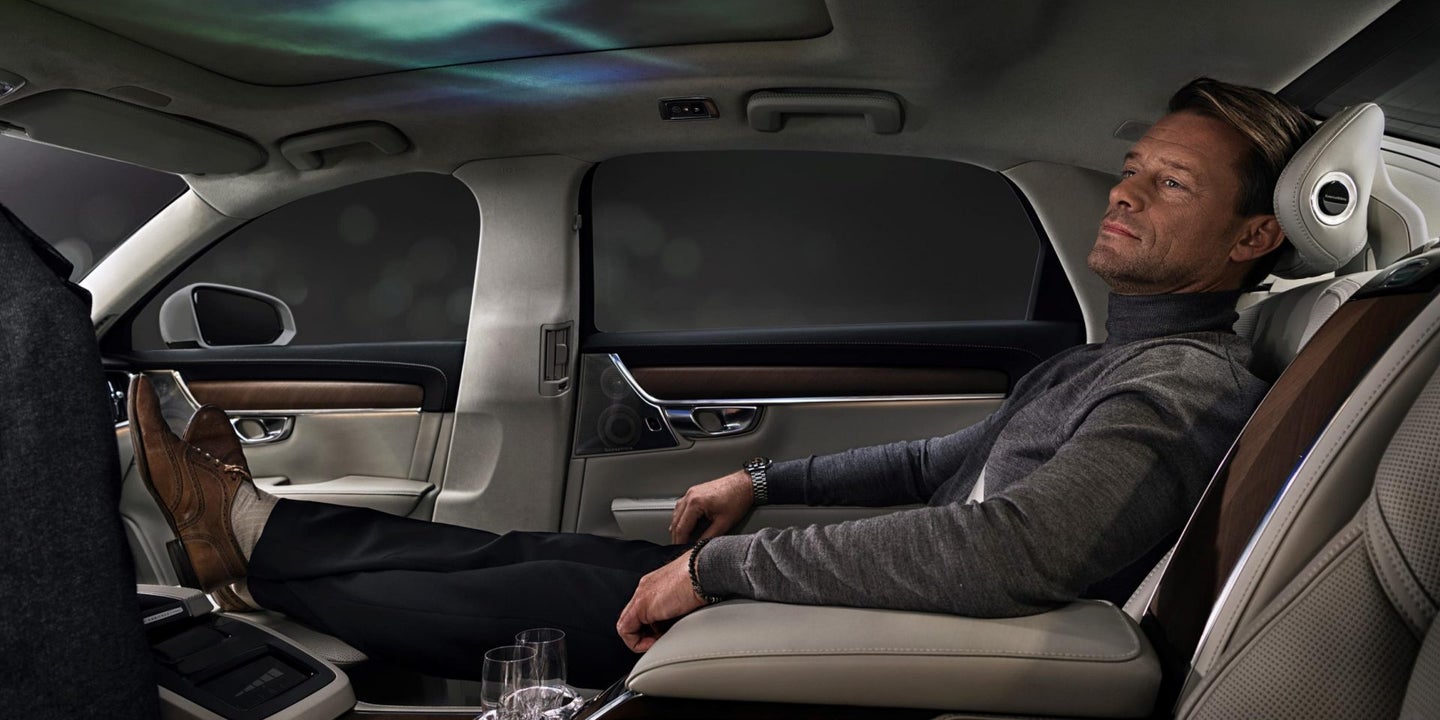 Superfluous Three-Seater Volvo S90 Ambience Conceptualized for China