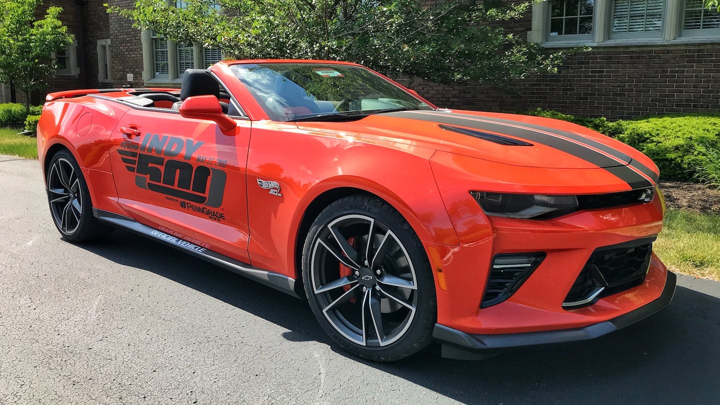 Indy 500 Race Day: Driving the 2018 Chevy Camaro Hot Wheels Festival Car