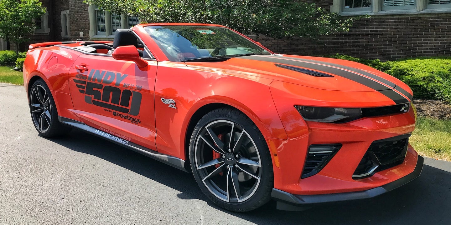 Indy 500 Race Day: Driving the 2018 Chevy Camaro Hot Wheels Festival Car