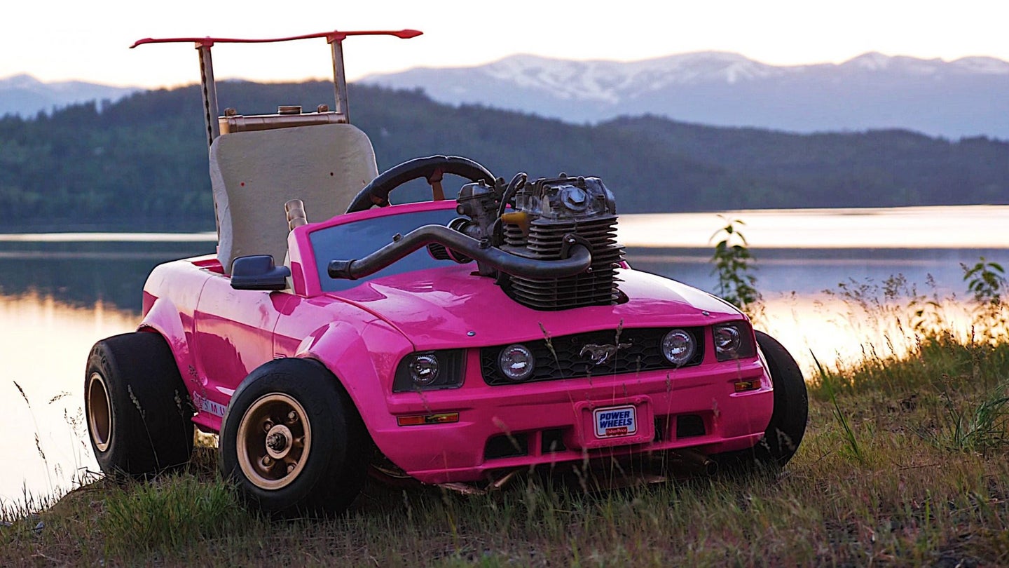 This Combination of Barbie Car and Go-Kart Can Reach 70 MPH