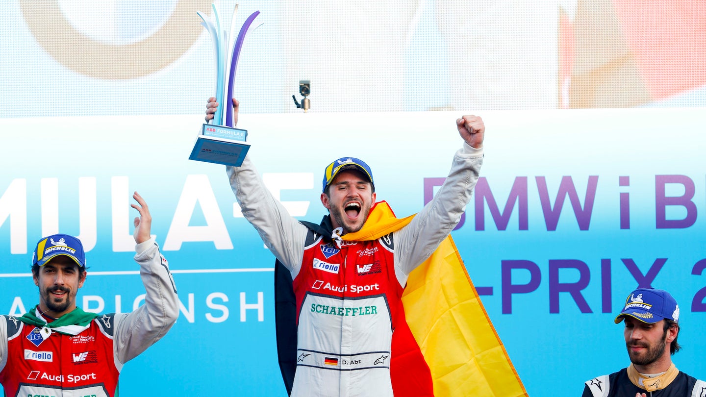 Audi&#8217;s Daniel Abt Wins the Formula E Berlin E-Prix on Home Soil