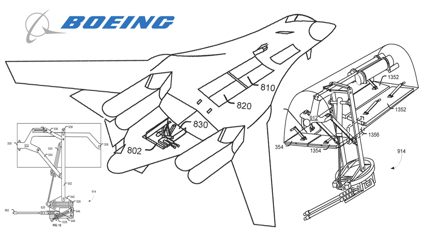 Boeing’s Been Granted A Patent For Turning The B-1B Into A Gunship Bristling With Cannons